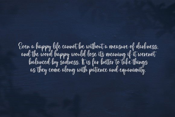 Bluebell Font - Preview 1
