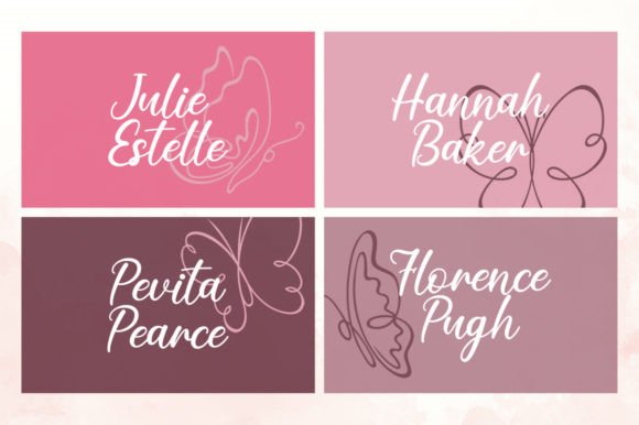 Butterfly Font - Preview 3