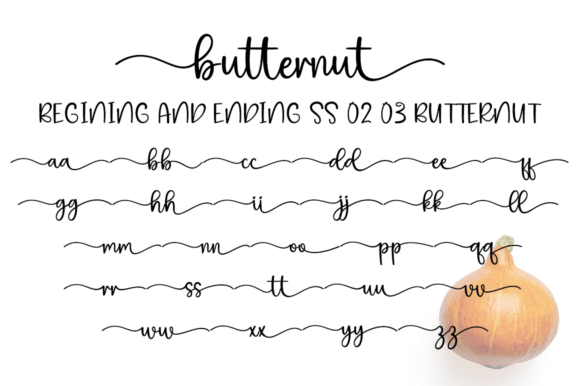 Butternut Font - Preview 4