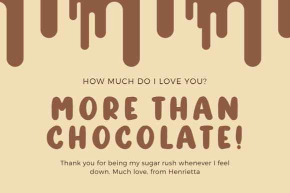 Cutest Feeling Font - Preview 2