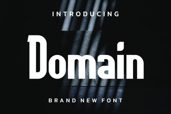 Domain Sans Serif Font By Marvadesign