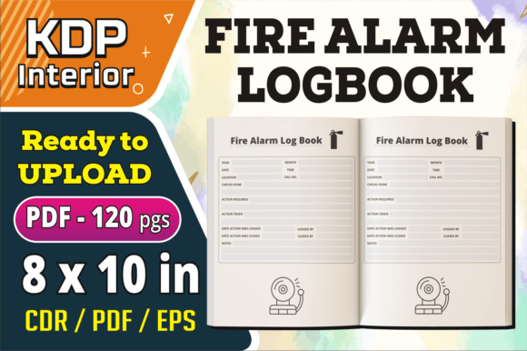 Fire Alarm Log Book Graphic by GRAPHIC TRAFFIC · Creative Fabrica