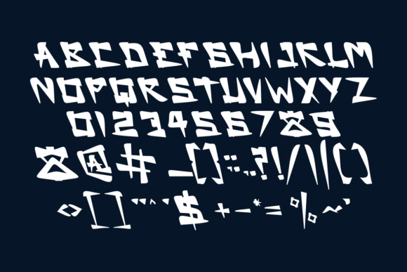 Full Senyum Font PNG with transparent background - Preview 2