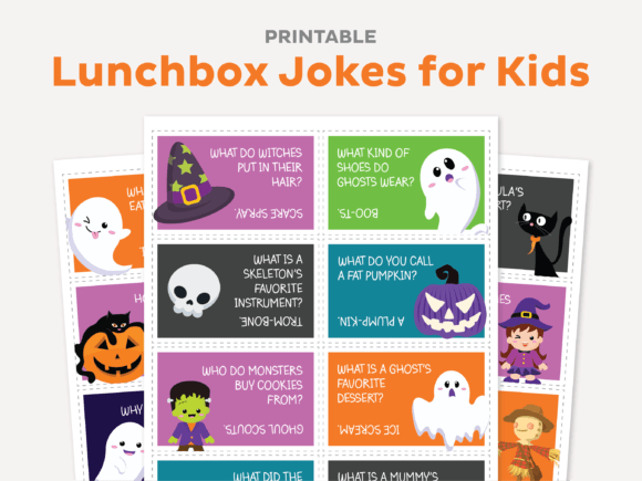 Halloween Kids Lunchbox Jokes