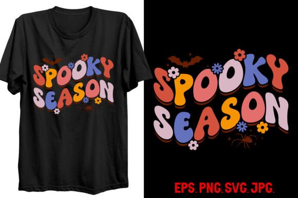 Halloween T-shirt Design Graphic T-shirt Designs By Trendy Craft POD