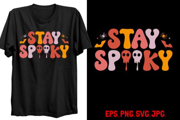 Halloween T-shirt Design Graphic T-shirt Designs By Trendy Craft POD