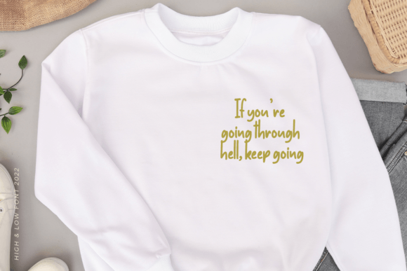 High Low Font - Preview 4
