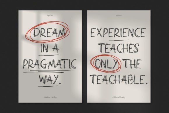 Hystoic Font - Preview 6