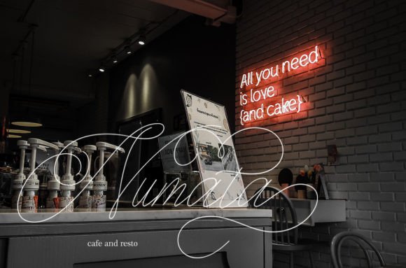 Respect Signature Font PNG with transparent background - Preview 3