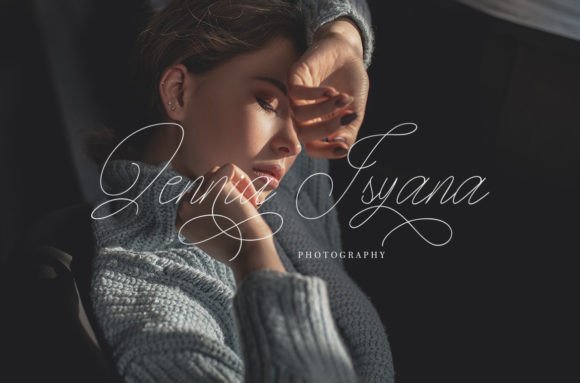 Respect Signature Font PNG with transparent background - Preview 4