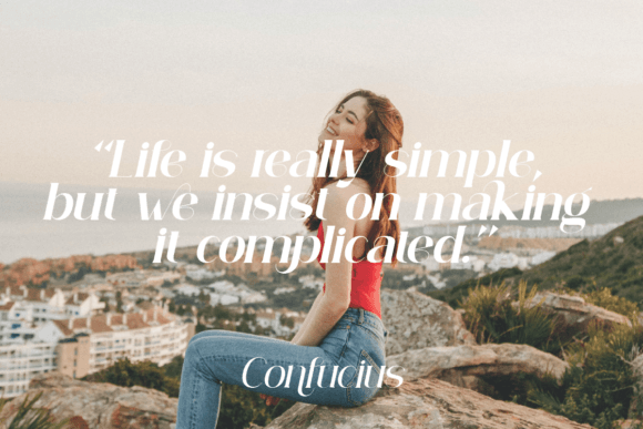 Simply Conception Font PNG with transparent background - Preview 1