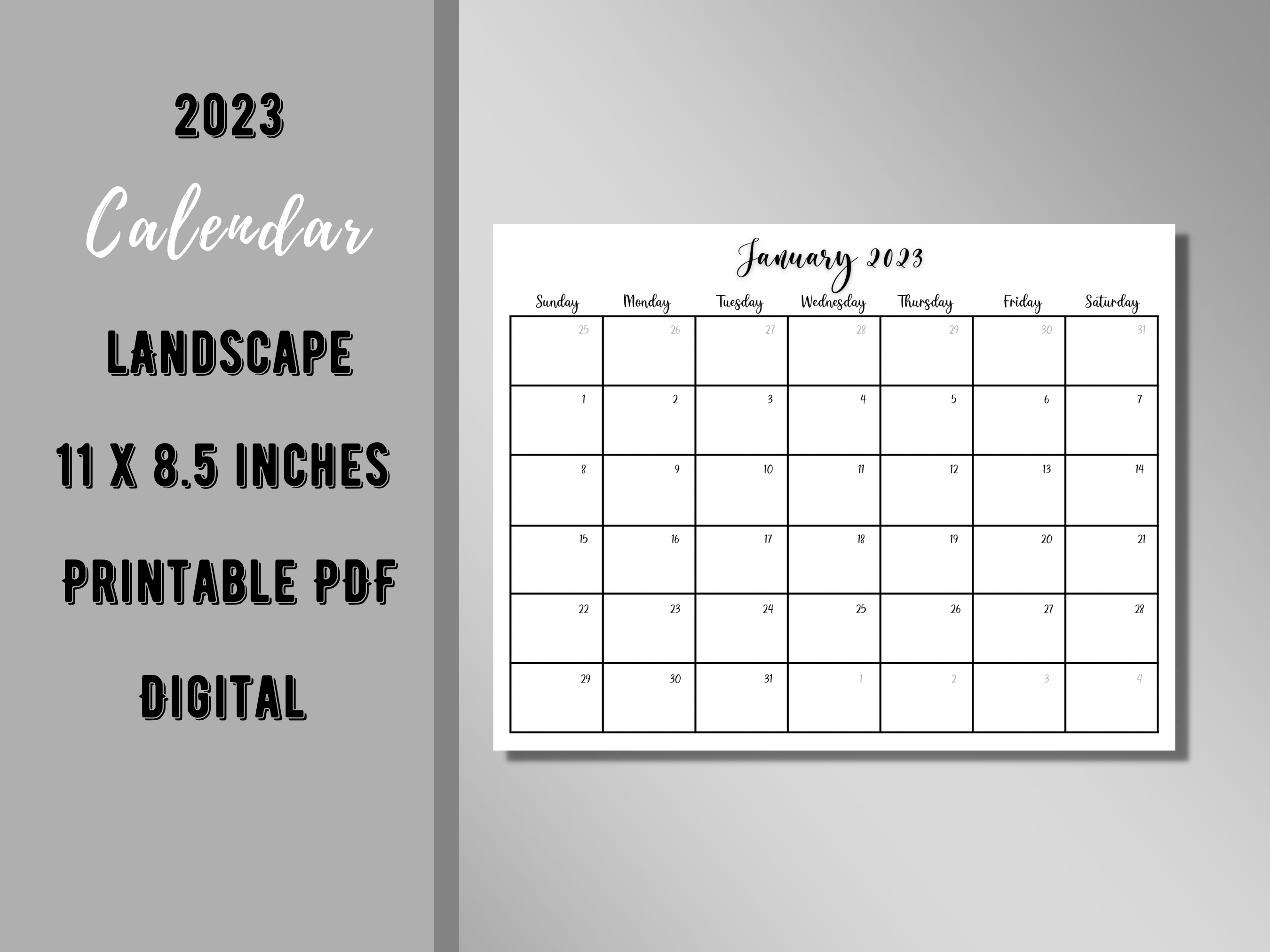 2023 Calendar Graphic by floradigitaldesigns · Creative Fabrica