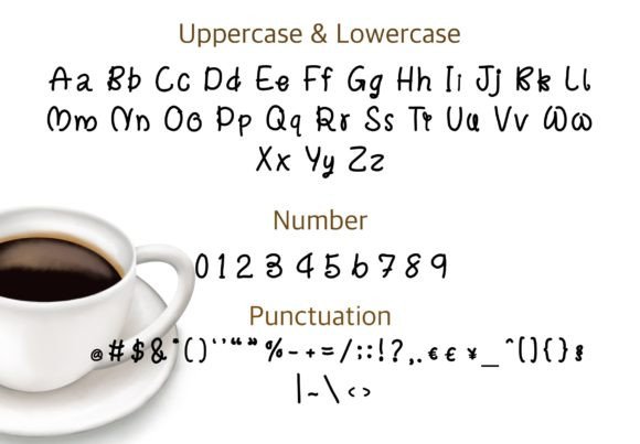 Black Coffee Font - Preview 1