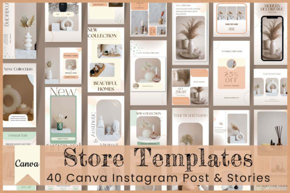 Canva Story Post Template For Instagram Graphics