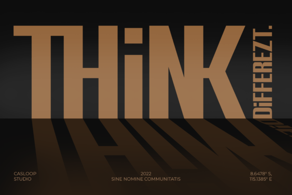 Cas Drumhead Font - Preview 2