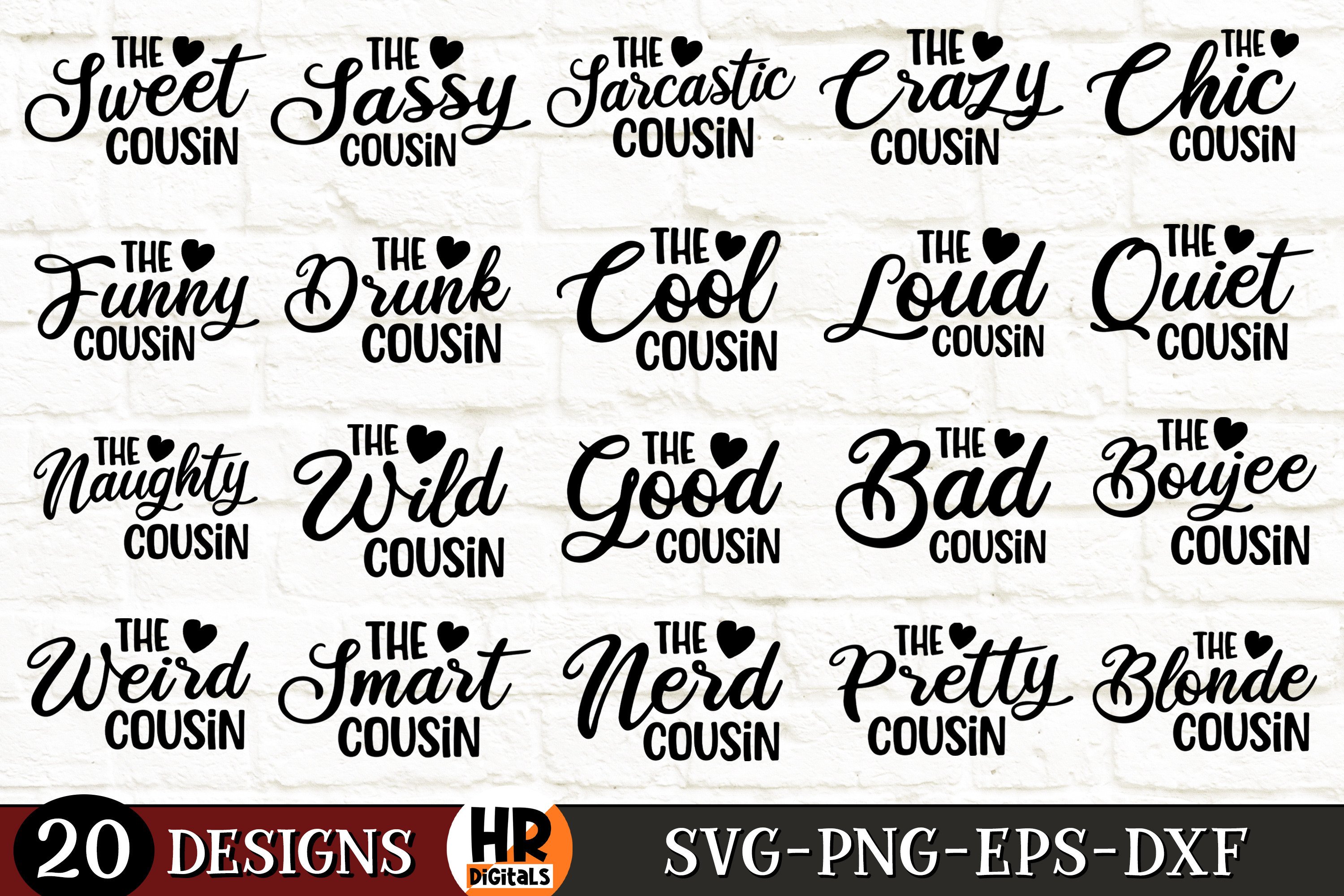 Cousin Crew, Matching Cousins Party Graphic by HRdigitals · Creative ...