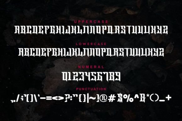 Dead Black Font - Preview 3