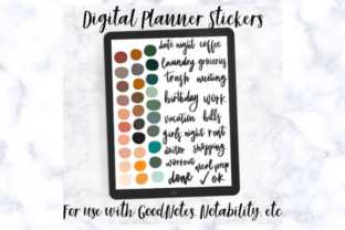Digital Planner Stickers Graphic by freshlymidwestco · Creative Fabrica