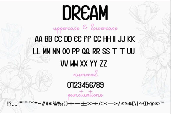 Dream Duo Font - Preview 6