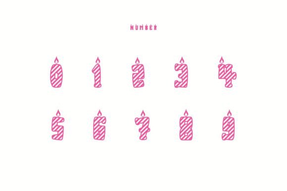 Happy Birthday Font - Preview 4