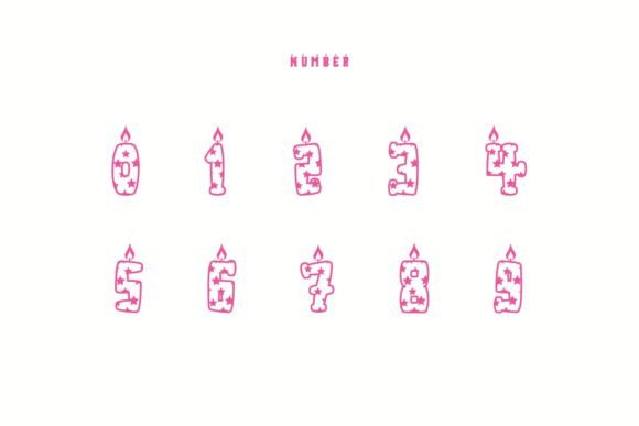 Happy Birthday Font - Preview 6