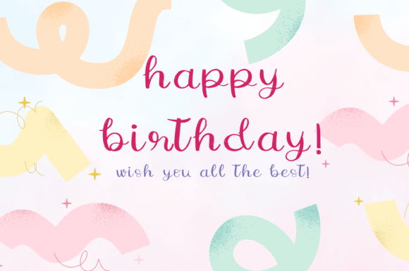 Little Mermaid Font PNG with transparent background - Preview 1