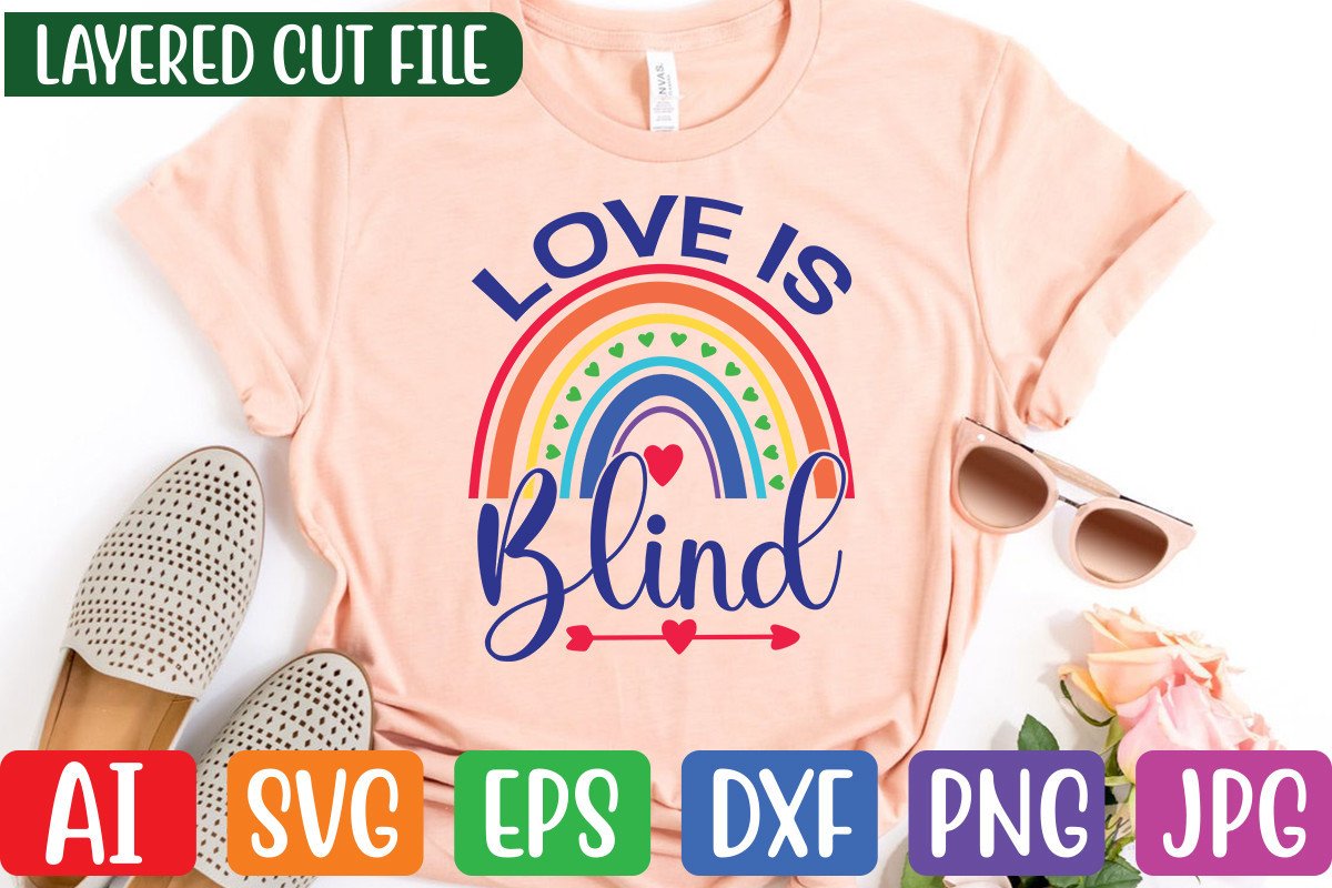 Love is Blind Graphic by creative creator · Creative Fabrica