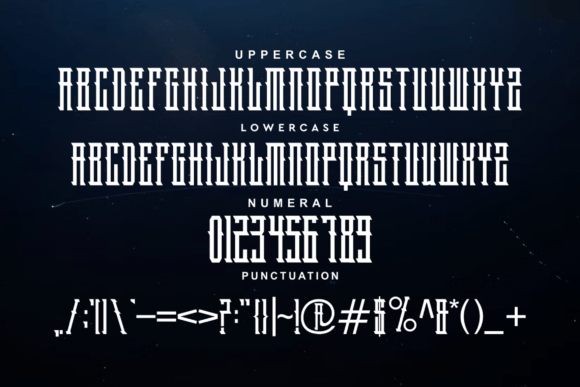 Megazink Font PNG with transparent background - Preview 3