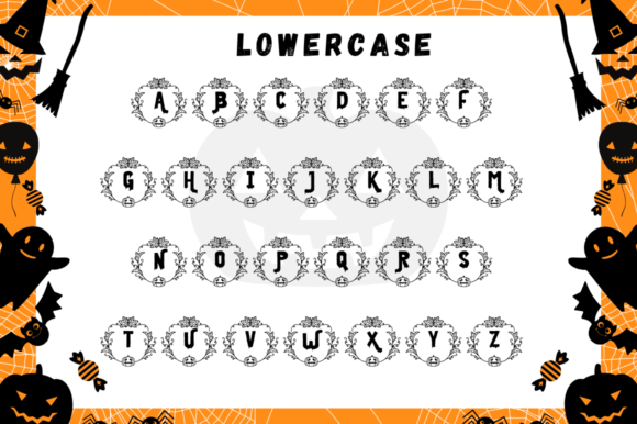 Memon Monogram Font PNG with transparent background - Preview 5