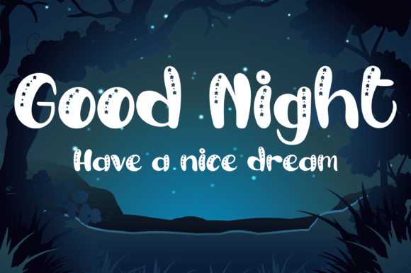 North Star Font font preview - 3
