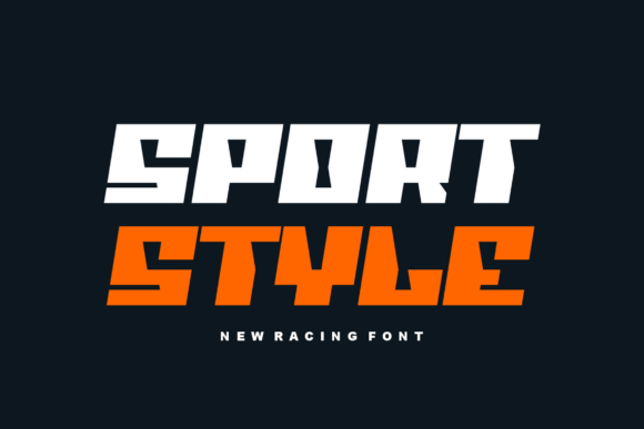Race Speedy Font PNG with transparent background - Preview 2