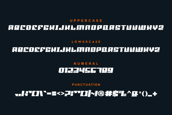 Race Speedy Font PNG with transparent background - Preview 3