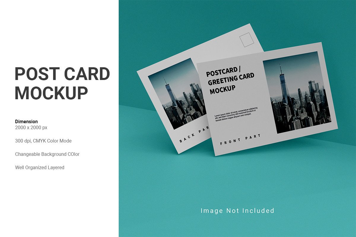 Realistic 3d Post Card Mock Up Template Graphic by nazmulislam14 ...