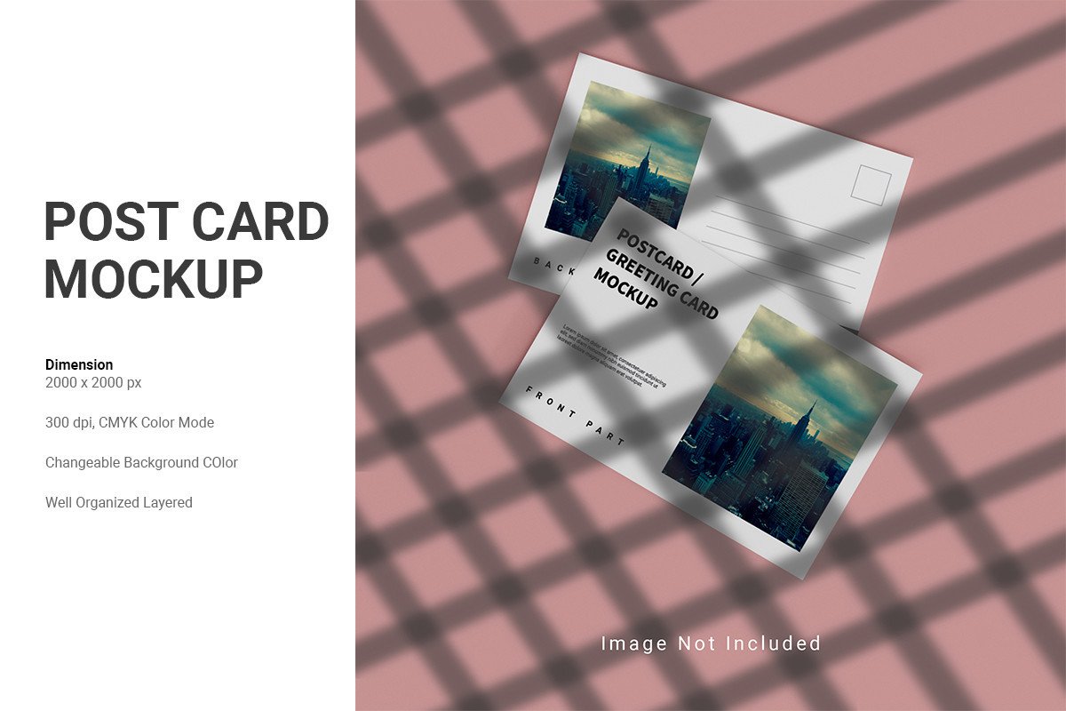 Realistic 3d Post Card Mock Up Template Graphic by nazmulislam14 ...
