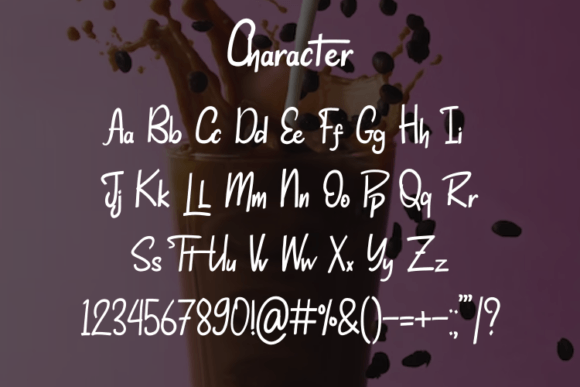 Septya Love Font PNG with transparent background - Preview 2