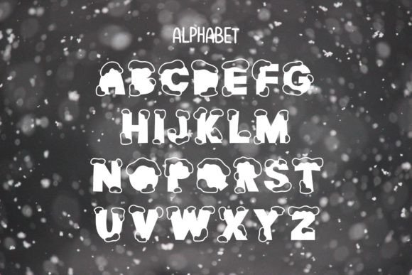Snow Coolly Font PNG with transparent background - Preview 1