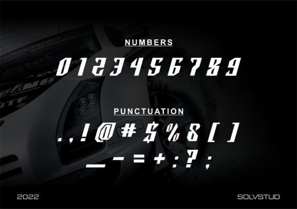 Aeroswift Font - Preview 3