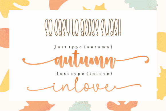 Autumn in Love Trio Font - Preview 1