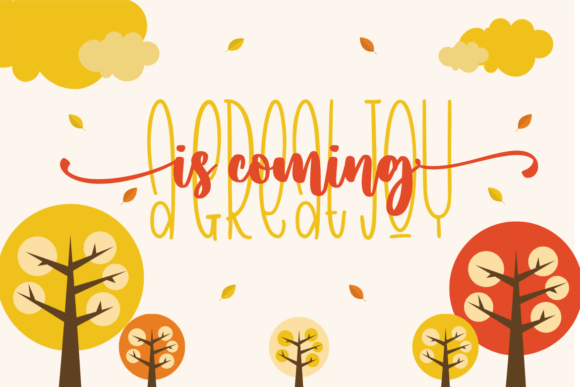 Autumn in Love Trio Font - Preview 4
