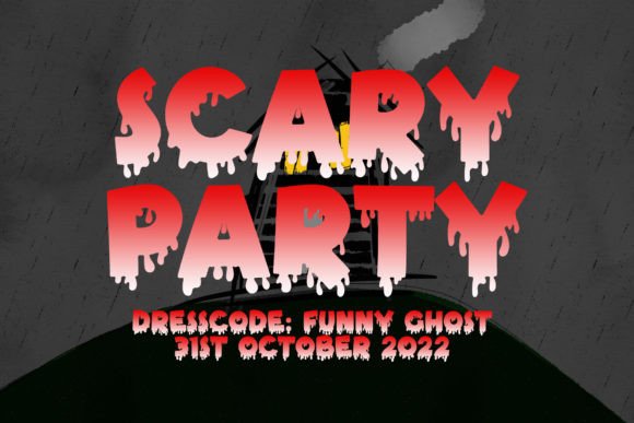 Bloody Font - Preview 2