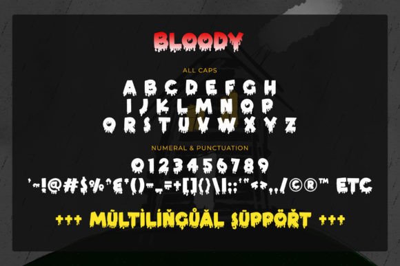 Bloody Font - Preview 5