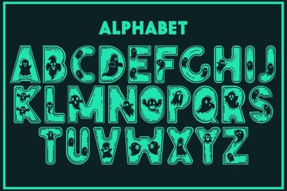Cute Ghost Font - Preview 1