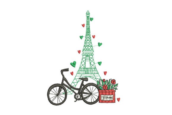 Eiffel Tower and Bike