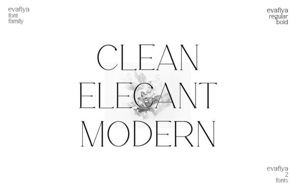 Evafiya Font PNG with transparent background - Preview 2