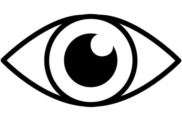 Eye Lineart Procreate Brush Stamp