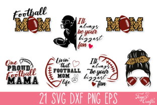 Football Mom SVG Quotes Bundle Graphic by Anastasia Feya · Creative Fabrica