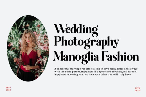 Glanston Magnolia Font PNG with transparent background - Preview 4