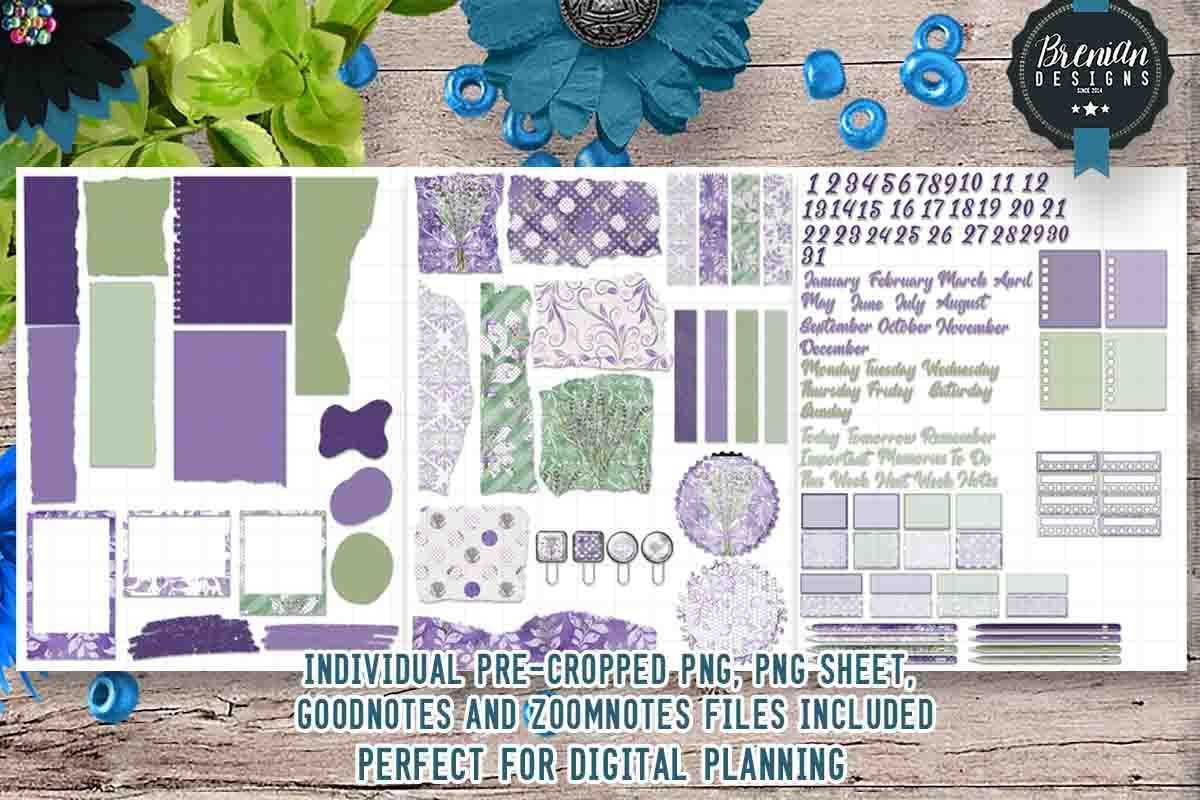 Lavender Dreams Bullet Journal Graphic by Bren Wotherspoon · Creative ...