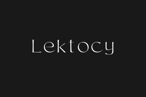 Lektocy Font PNG with transparent background - Preview 4