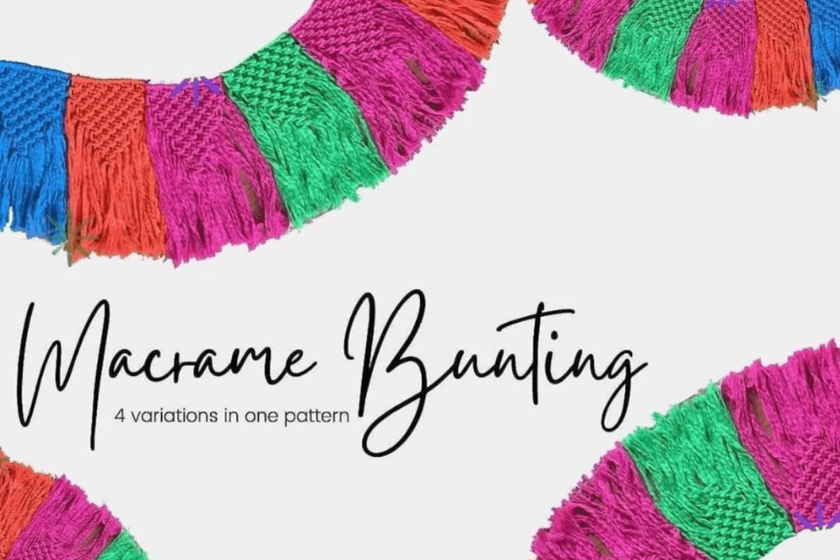 Macrame Bunting/Garland Pattern